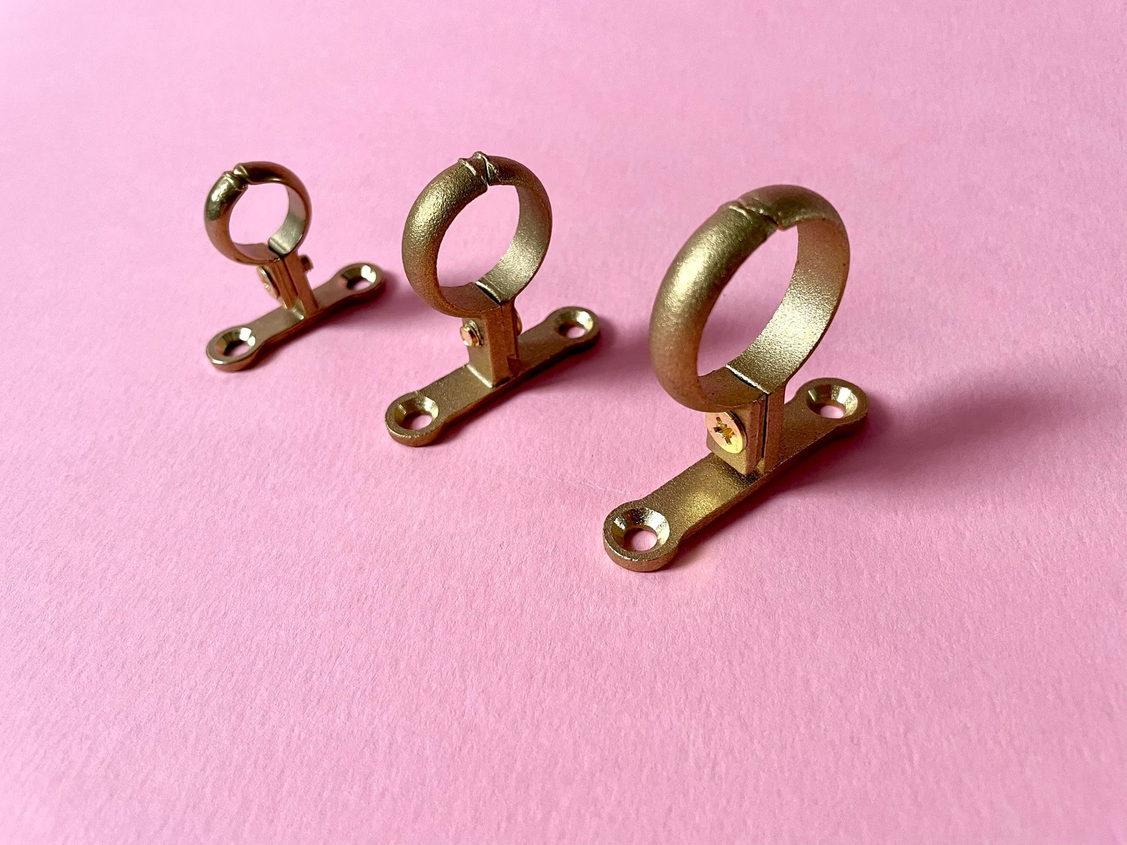 Solid Brass Pipe Mount Fixing Bracket | Steam Punk | Industrial | Copper 1/2" 15mm 3/4" 22mm - Et... | Etsy (US)