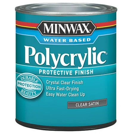 Minwax Polycrylic Protection Finish, Half Pint, Satin | Walmart (US)