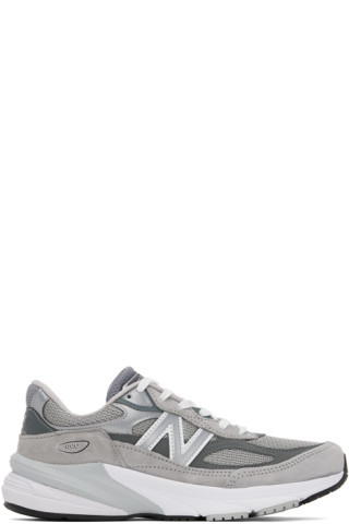 Gray Made In USA 990v6 Sneakers | SSENSE