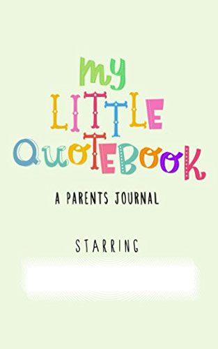 My Little Quotebook: A Parents Journal | Amazon (US)