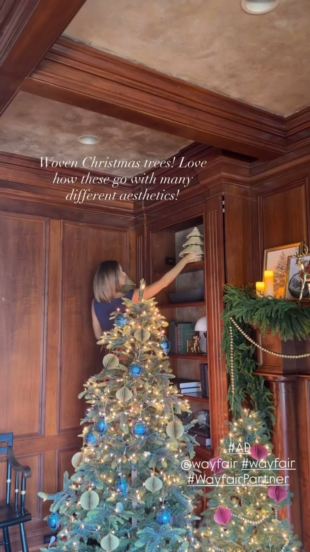#AD Woven Christmas trees! Love how these go with many different aesthetics! @Wayfair  #wayfair #WayfairPartner

#LTKSeasonal #LTKHome #LTKmomlife