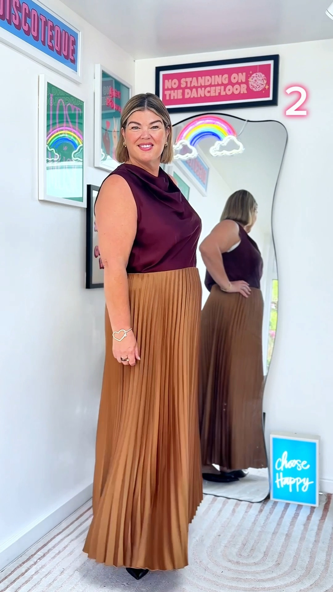 One top and 4 skirts. 
When supermarket fashion ups their game! 
I’m wearing a size 18 in everything.  #plussizefashion 
Styleover50  #over50style 

#LTKplussize #LTKuk #LTKover50style