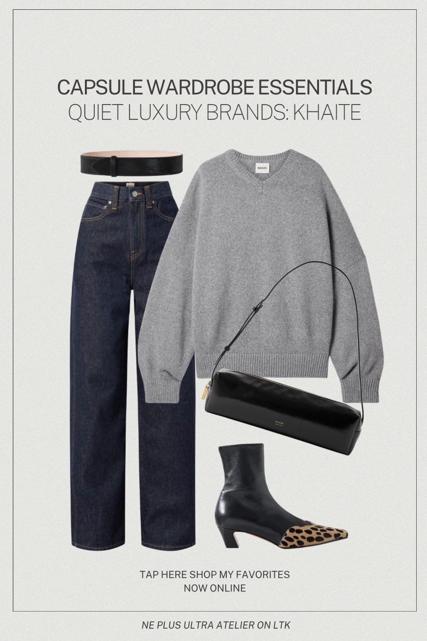 Quiet Luxury Capsule: Khaite's Effortless Fall Staples
Elevate your everyday with timeless denim, cashmere knits, and sleek accessories. This Khaite edit blends understated elegance with modern polish—shop the look now & pin for later.
#QuietLuxury #CapsuleWardrobe #KhaiteStyle #FallFashion2025 #MinimalChic

#LTKStyleTip