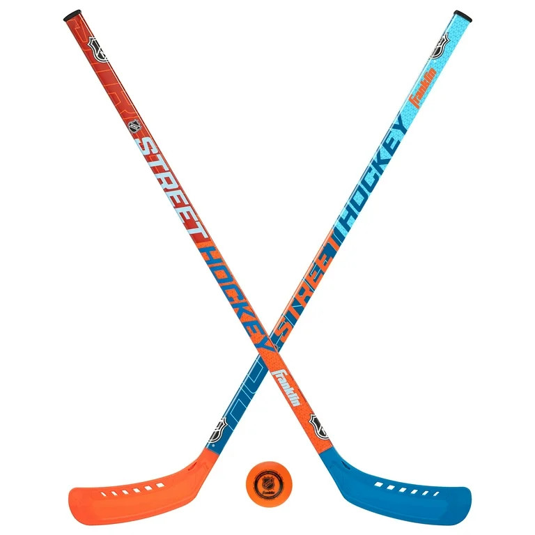 Franklin Sports NHL Future Champs Kids 2 Player Street Hockey Sticks Set - Plastic 37" - 2 Junior... | Walmart (US)