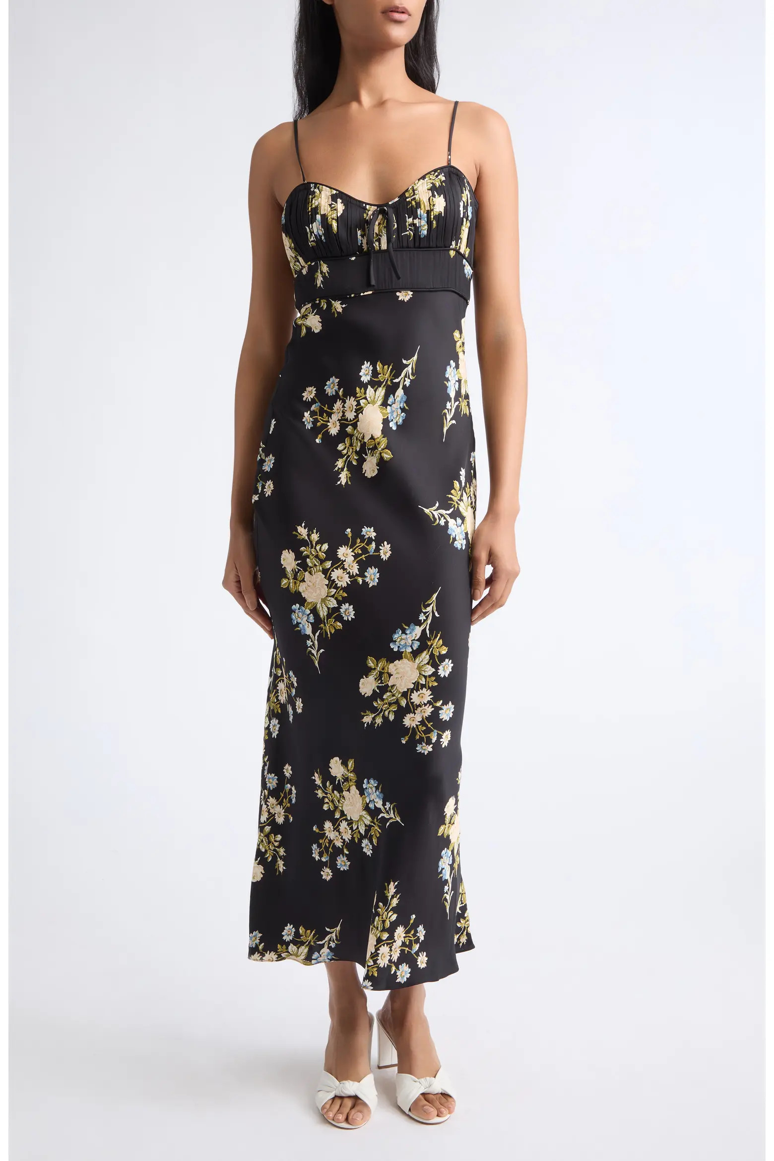 Veronica Beard Kieren Silk Blend Midi Dress (Women) | Nordstrom | Nordstrom