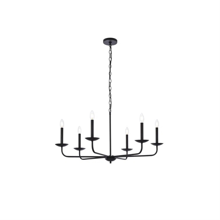 Cohen 6 - Light Candle Style Classic/Traditional Chandelier | Wayfair North America