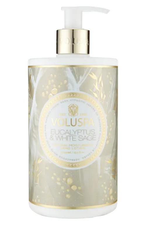 Voluspa Moisturizing Hand Lotion in Eucalyptus And White Sage at Nordstrom | Nordstrom