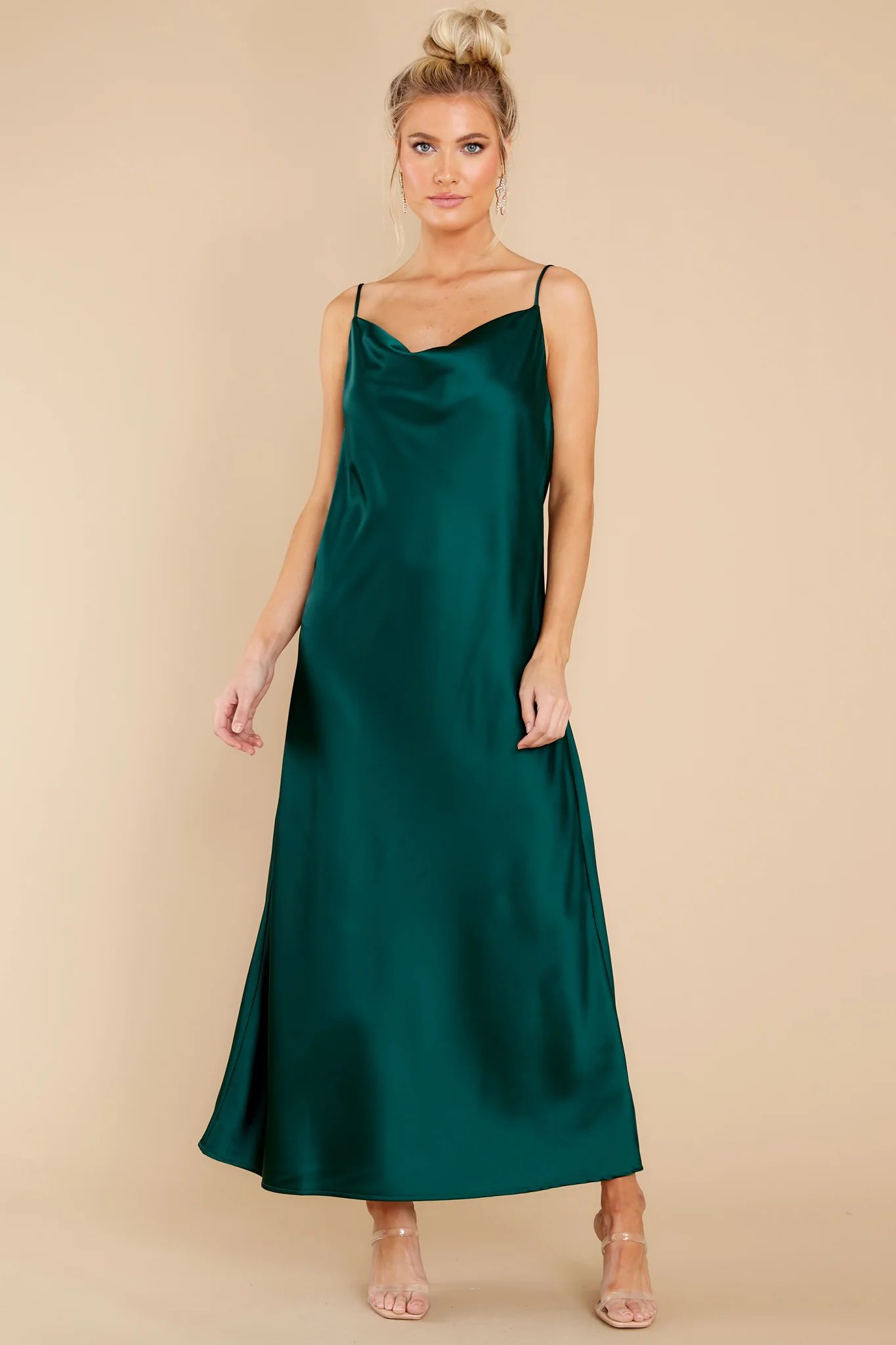 Dash Away All Hunter Green Maxi Dress | Red Dress 