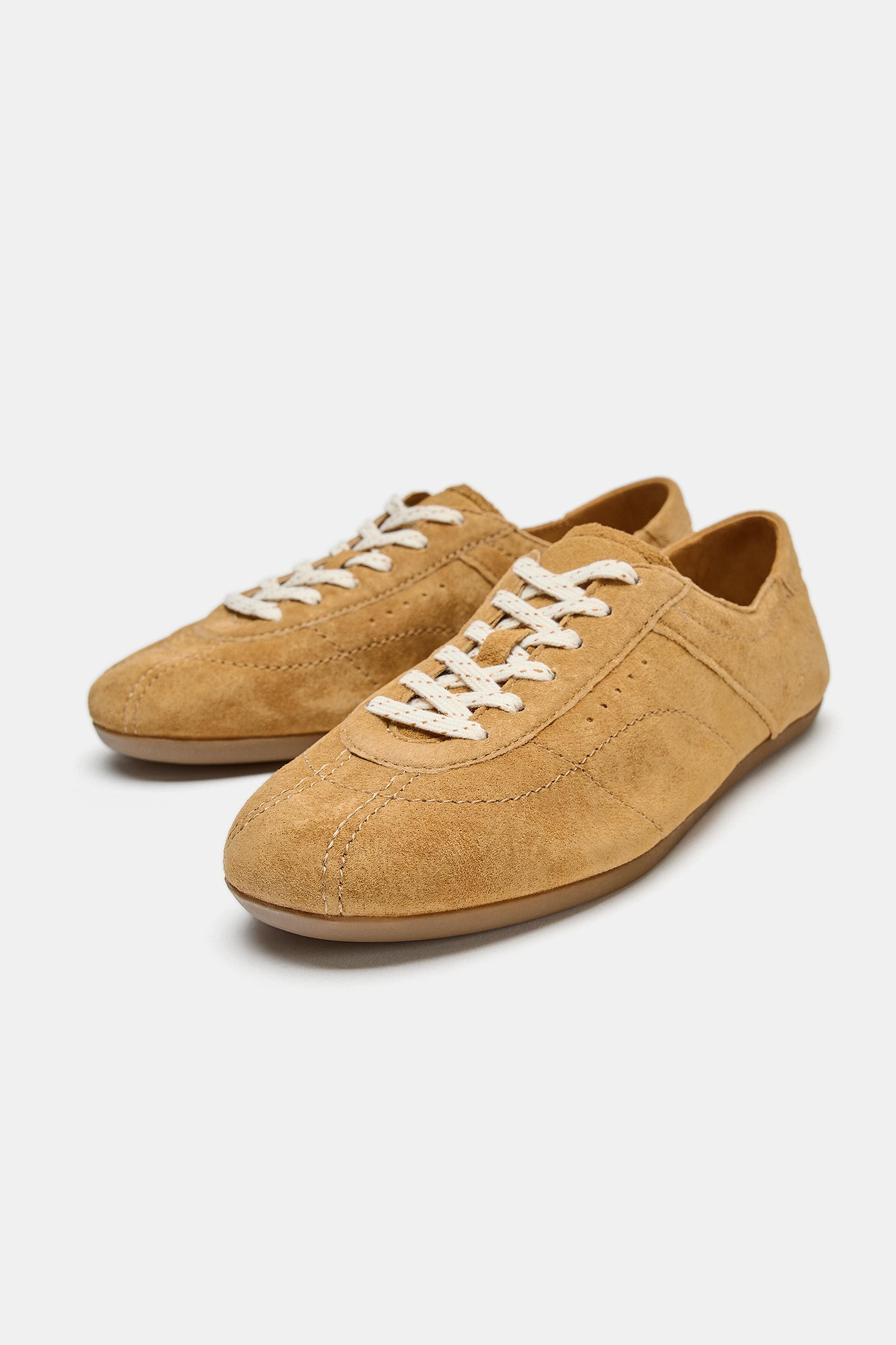 LEATHER TRAINERS | Zara UK