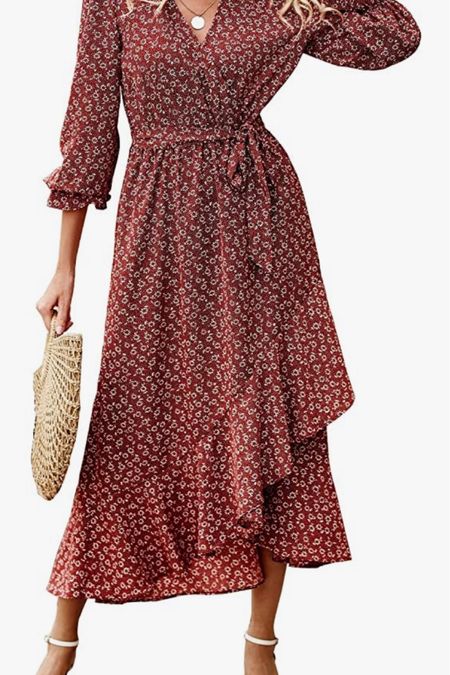Flowy maxi with a waist tie great for fall and ON SALE!! Use code 35999AK4 to get 40% off + 10% click coupon! Sale ends 8/27! 

#LTKsalealert #LTKunder50 #LTKSeasonal
