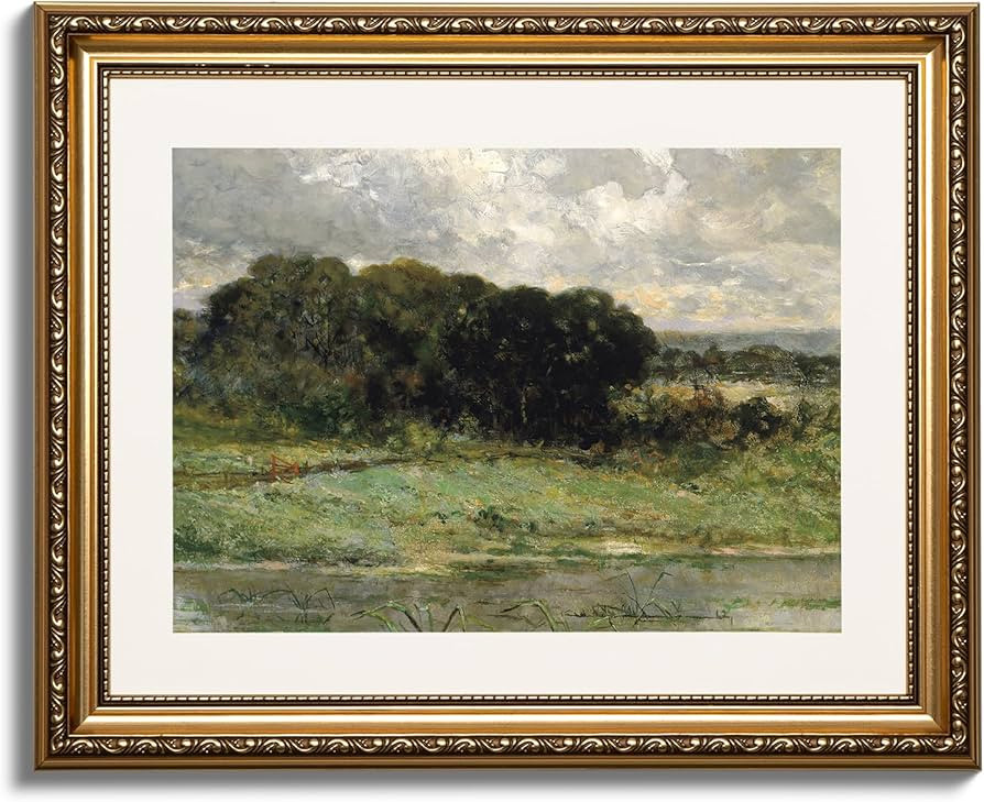ARPEOTCY Vintage Gold Framed Wall Art, Swale Land Scenery Retro Paintings, Canvas Prints Artwork ... | Amazon (US)