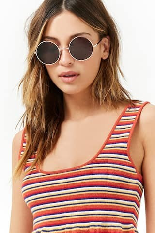 Round Frame Sunglasses | Forever 21 (US)
