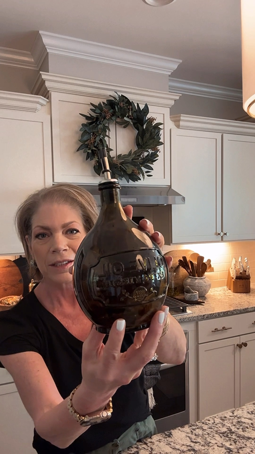 Olive Oil Dispenser 
I replaced the silver dispenser spout with a brass one. Both are linked below🥰



#LTKfoodie #LTKstorytime #LTKHome