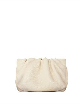 David Jones A-Esque Mini Puffa Crossbody Bag in Grain White Wash | David Jones (Australia & New Zealand)