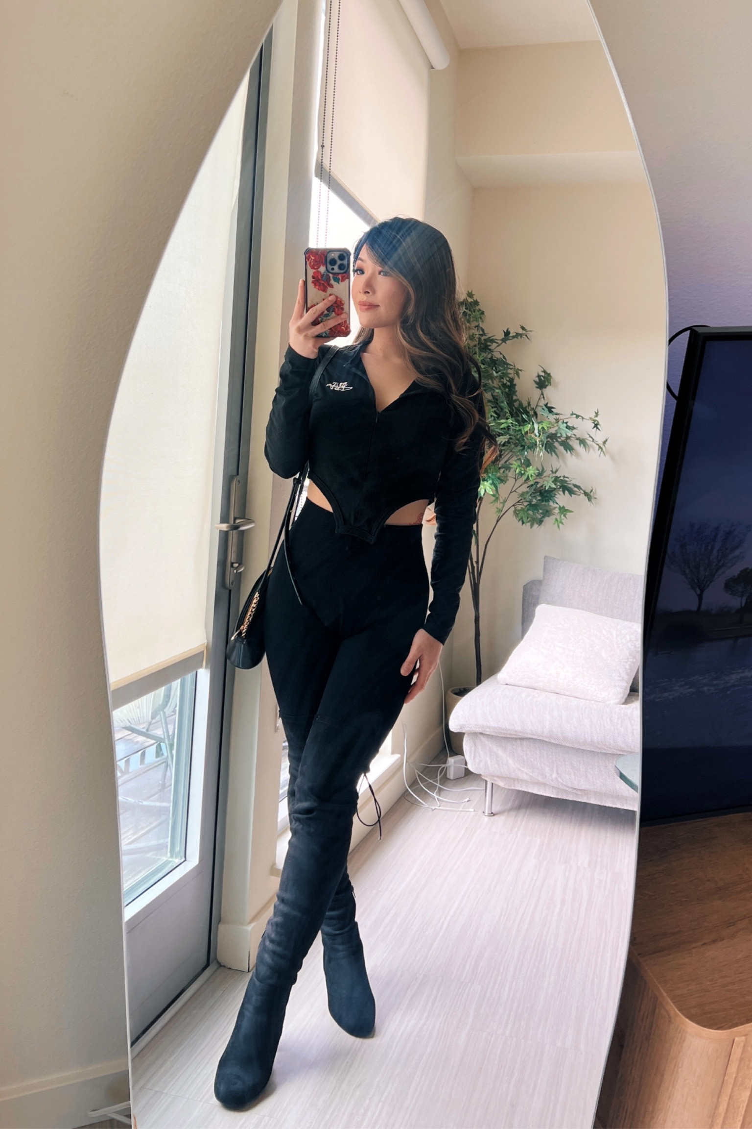 We love an all-black fit 🖤 This corset top emphasizes your curves and gives that perfect hourglass illusion. The leggings cinch in the waist and keep you looking snatched 🤭

TOP IS  CURRENTLY 50% OFF!

Black Outfits, All black Fits, Corset Tops, Zip Up Tops, PrettyLittleThing, Amazon Finds, Amazon Leggings, Black Over The Knee Boots, Kate Spade Purses, Black OOTD, Casual Outfits, Date Night, Sexy Tops, Hourglass 

#LTKcurves #LTKstyletip #LTKsalealert