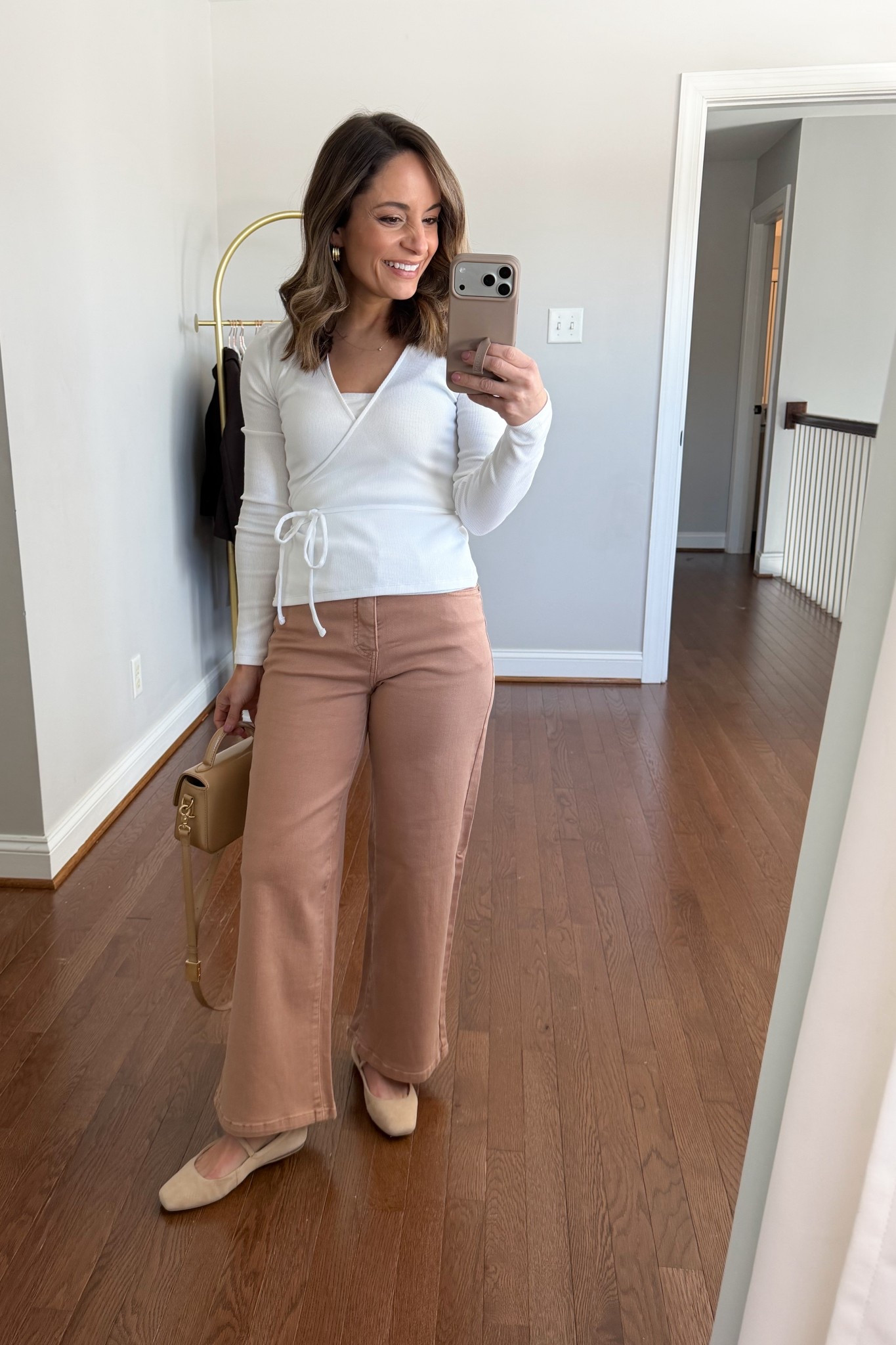 Early spring outfit idea! 

Top (LOFT): petite xxs 
Camisole (Pact): xs 
Jeans (BR Factory): 24 standard. 10” rise, 26” inseam | petite 9.5” rise, 24” inseam 
Shoes (Sam Edelman): tts 

Bag is sold out 

My measurements for reference: I’m 4’10” and 105lbs. My bust, waist, and hip measurement is 32”, 24”, and 36”.

#LTKSeasonal #LTKPetite