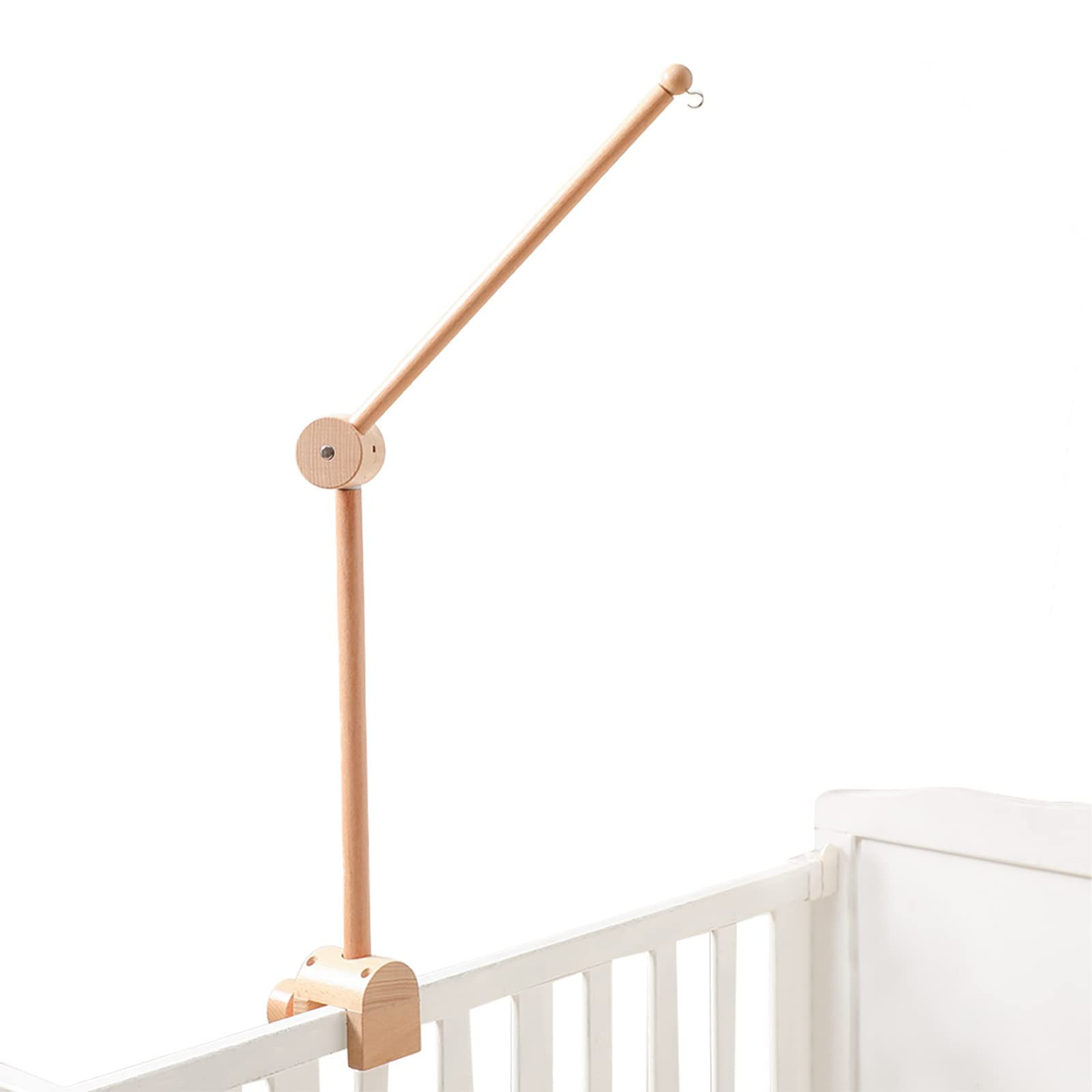 Baby Crib Mobile Arm - Wooden Baby Mobile Crib Holder Height Adjustable for Hanging Baby Crib Att... | Amazon (US)