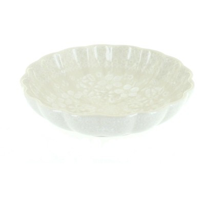 Blue Rose Polish Pottery White Lace Scallop Bowl | Target