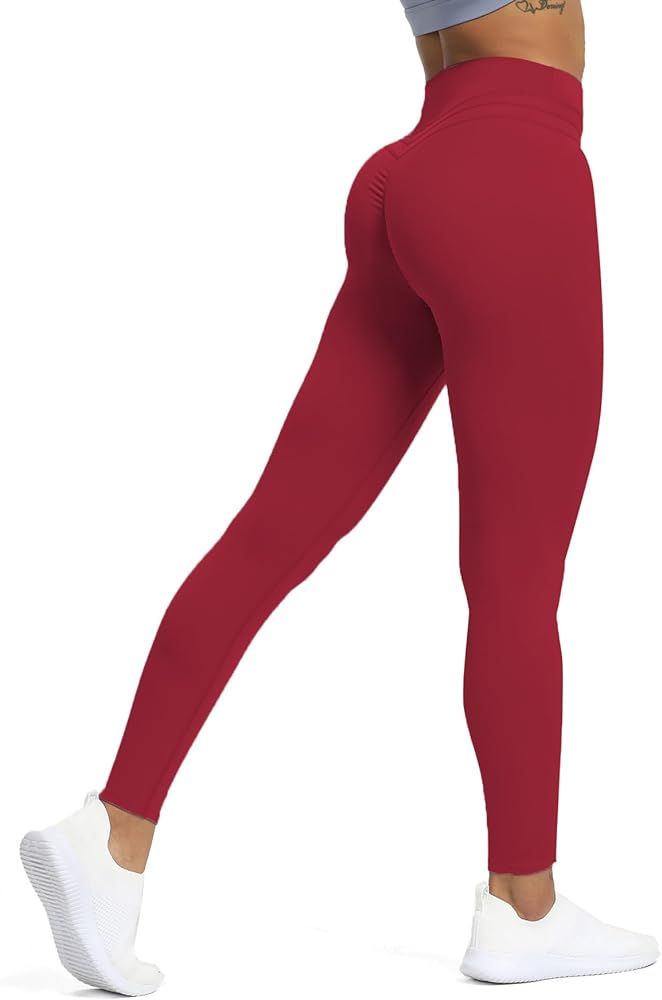 Aoxjox High Waisted Workout Leggings for Women Scrunch Tummy Control Luna Buttery Soft Yoga Pants... | Amazon (US)