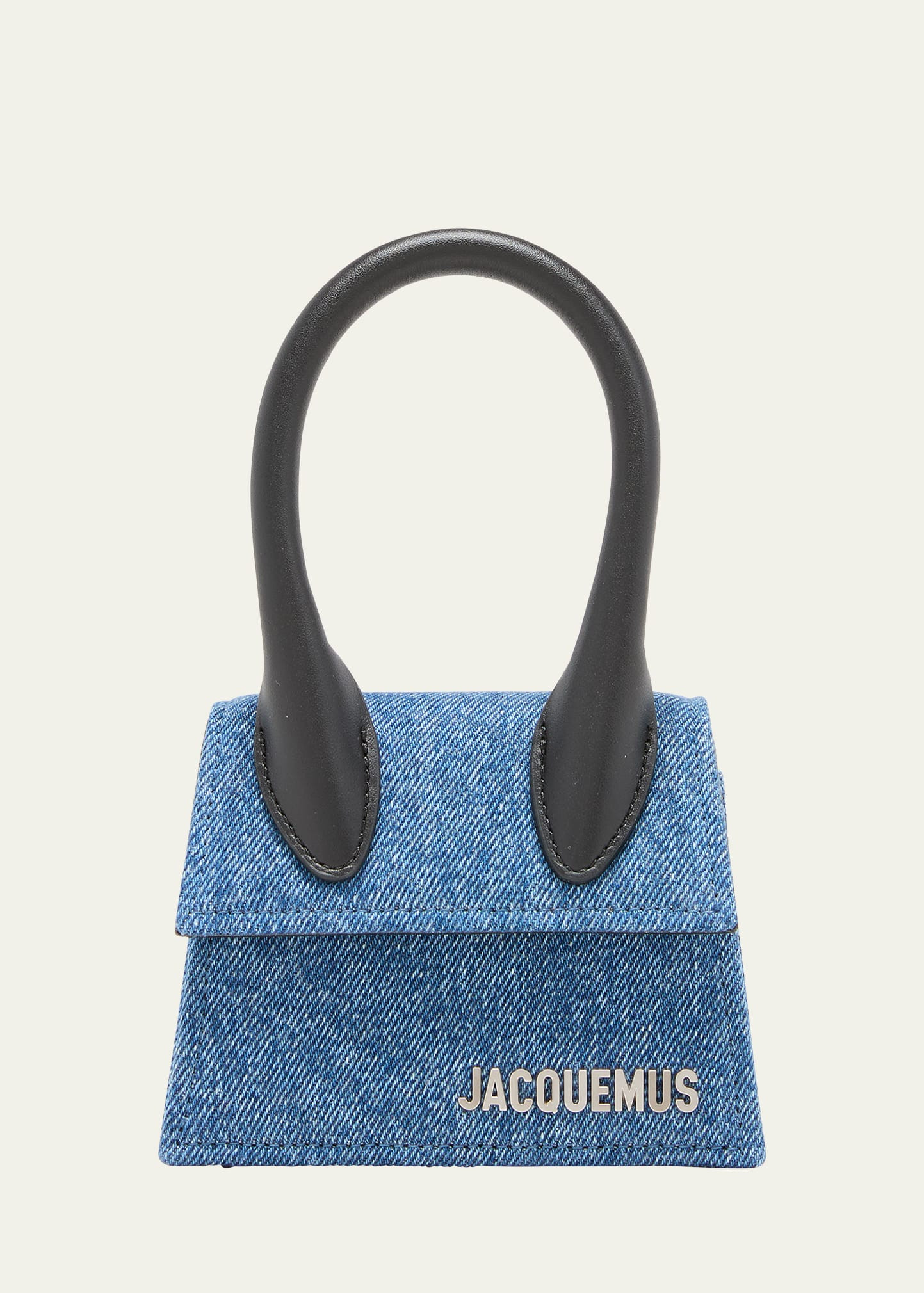 Men's Le Chiquito Homme Denim Top-Handle Bag | Bergdorf Goodman