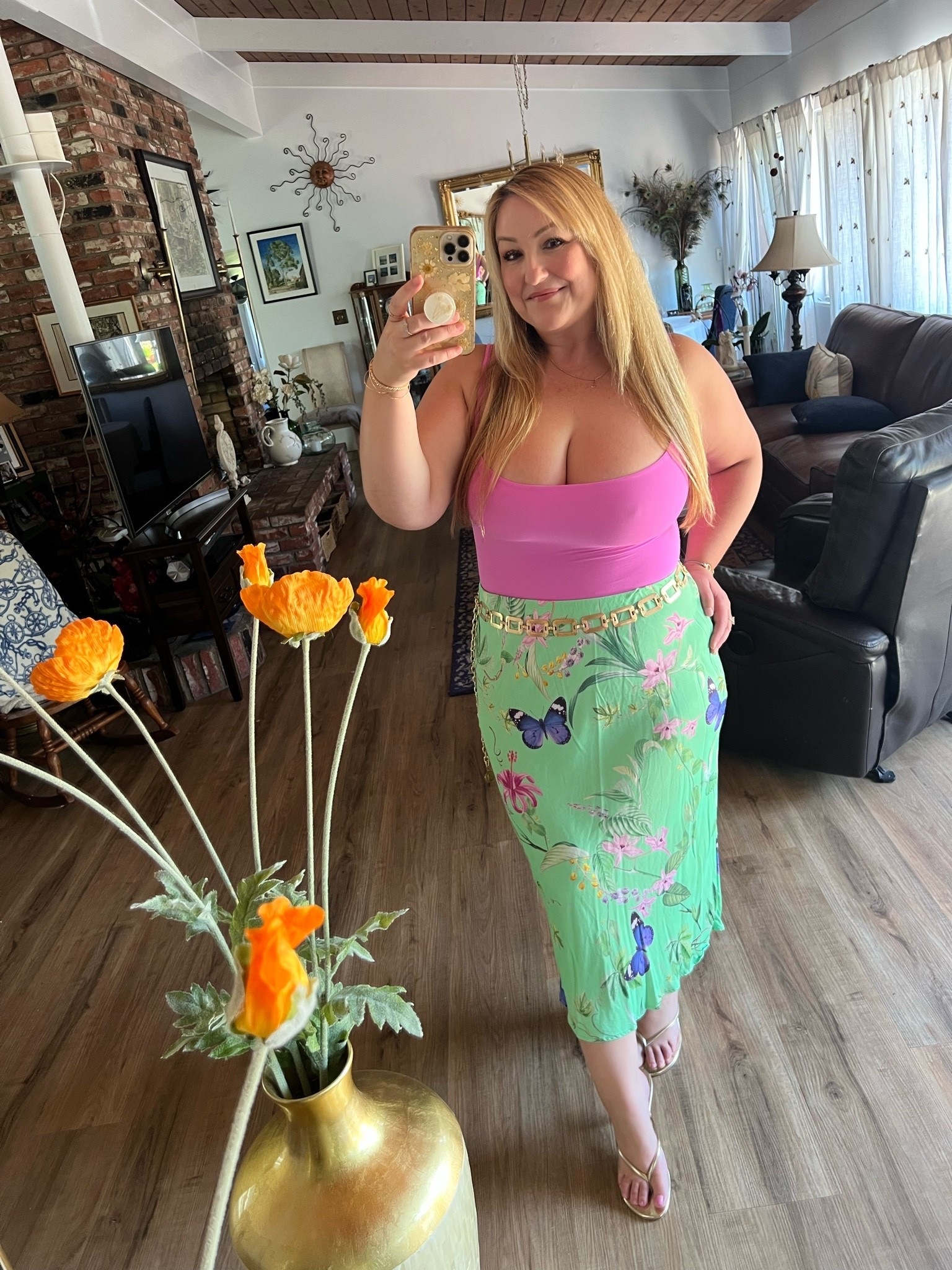 Summer inspired outfit
Linked same bodysuit comes in different colors now and similar skirts 
Size L in both

#LTKOver40 #LTKMidsize #LTKgrwm