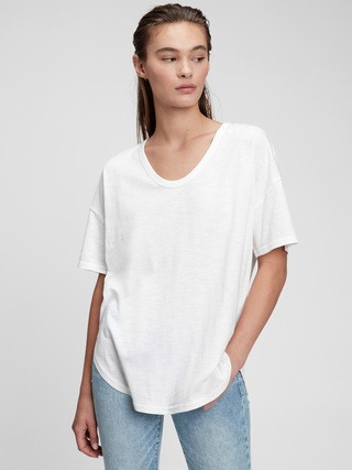 Slub U-Neck T-Shirt | Gap (US)