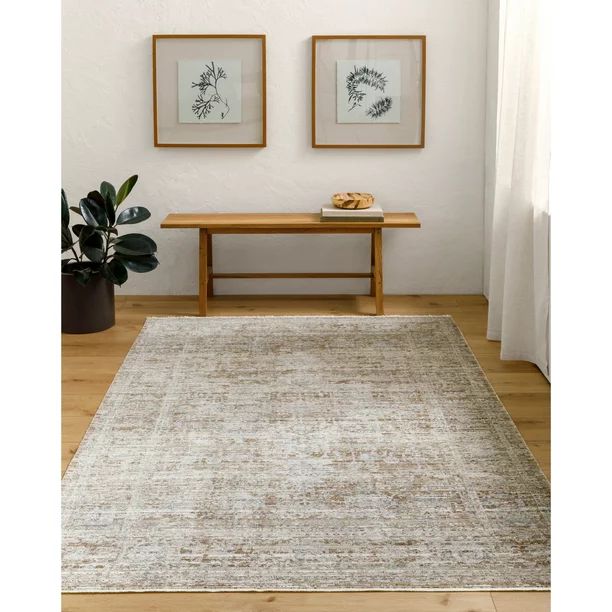 Artistic Weavers Margaret Medallion Area Rug, Taupe/Brown ,7'10" x 10' | Walmart (US)