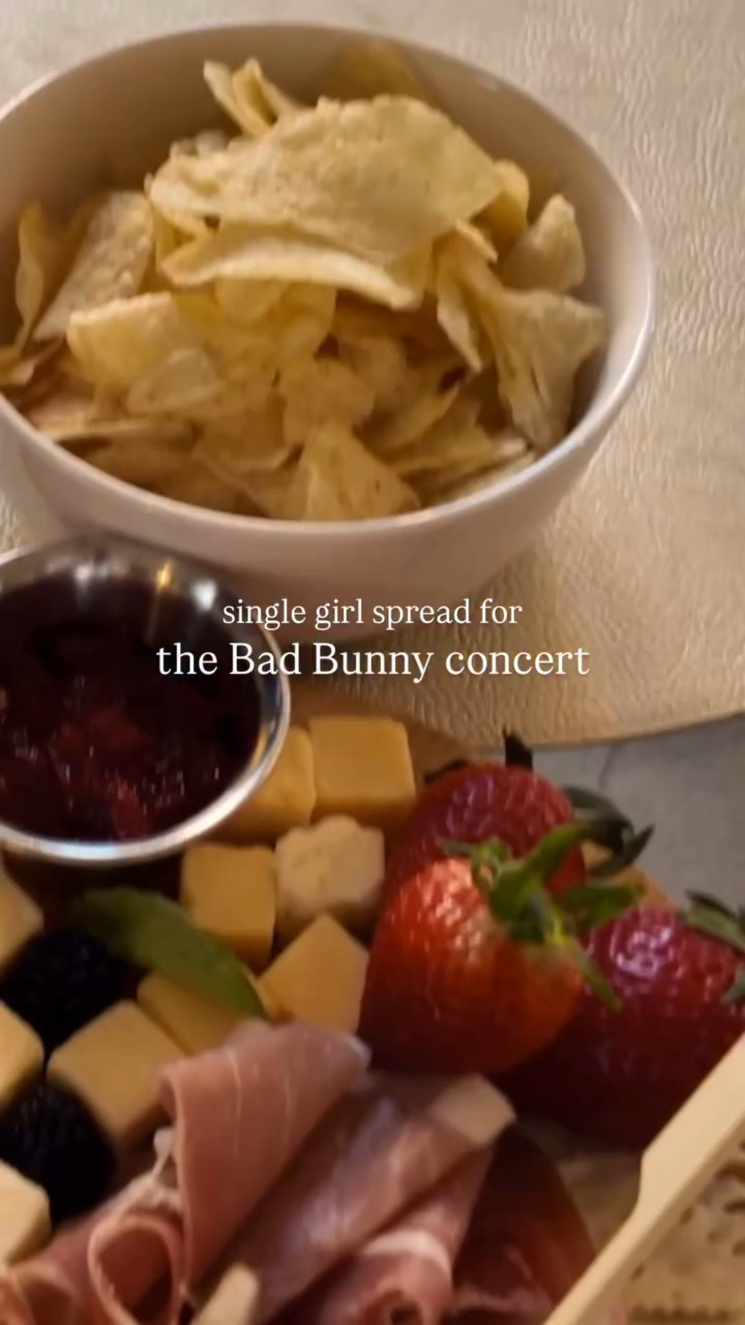 Threw a little something together to snack on while I wait for the Bad Bunny concert 🐰 #gosports

#LTKHome #LTKfoodie #LTKSaleAlert