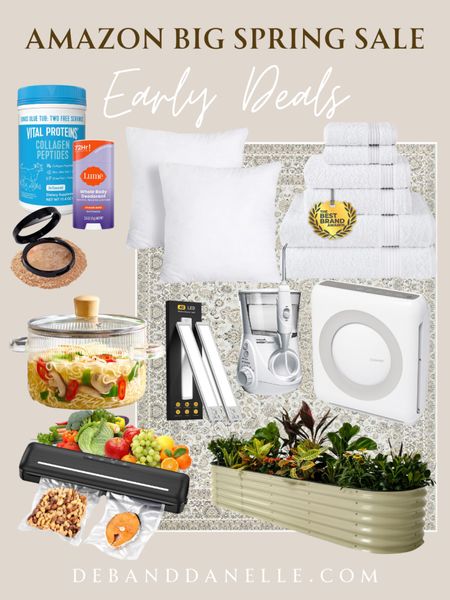 Amazon’s first Big Spring Sale has begun with early deals. Here are a few of our favorites, including our Vego Raised Garden Beds, Utopia pillow inserts, and my favorite collagen. 

Amazon finds, big spring sale, 

#LTKsalealert #LTKhome