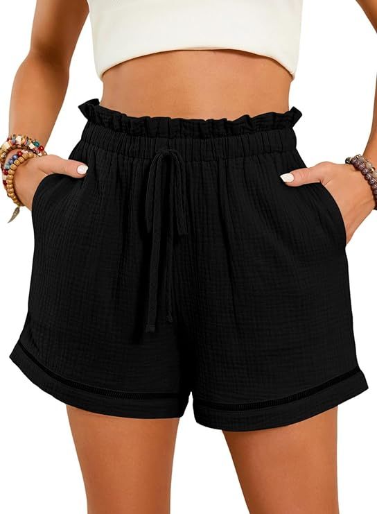Dokotoo Womens Casual Shorts High Waisted 2024 Fashion Beach Cruise Shorts Cute Comfy Summer Shor... | Amazon (US)