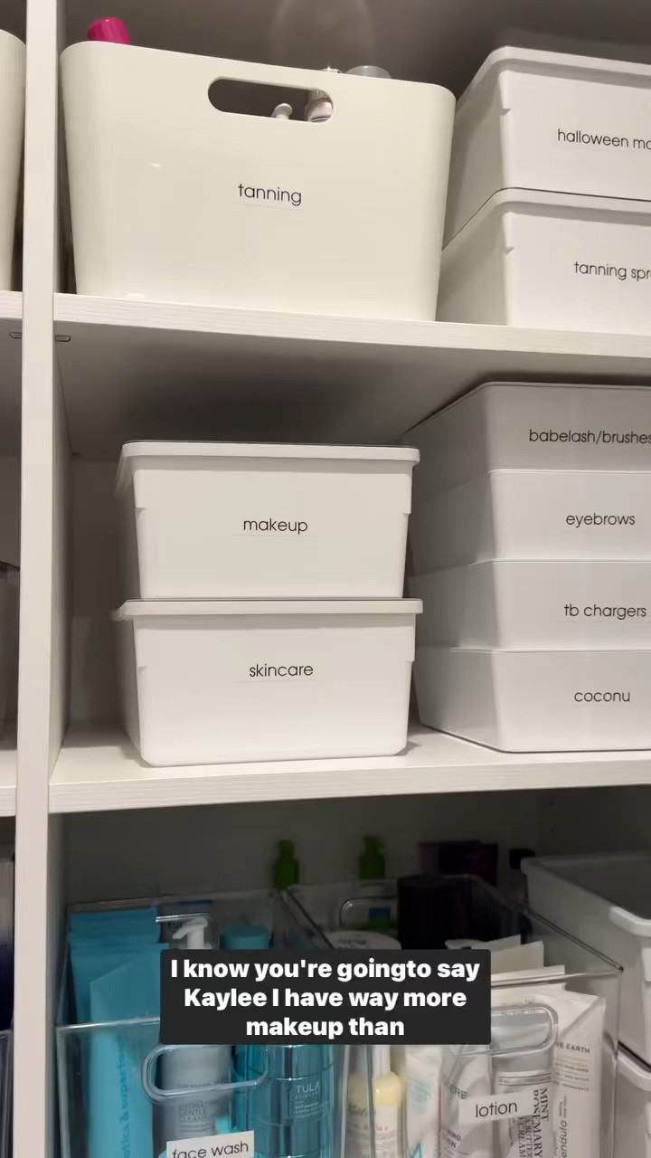 Keep makeup you don’t use everyday in back stock!! 

#LTKWatchNow #LTKBeauty #LTKHome