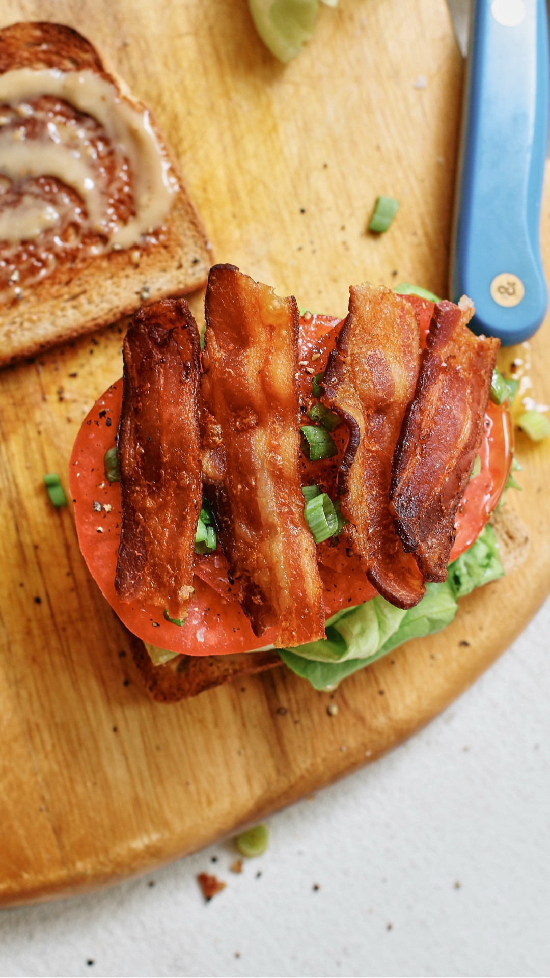 A BLT is hands-down my favourite sandwich, and to me, this is the perfect version. It’s not trying too hard, but a few small upgrades (miso mayo + green onions) take it to the next level.


Super simple, super satisfying. Full recipe with pics is up on the blog: https://britacooks.com/the-best-blt-bacon-lettuce-tomato-sandwich/

#BLT #sandwichrecipes #lunchideas #easyrecipesathome #miso 

#LTKFindsUnder50 #LTKHome #LTKSeasonal