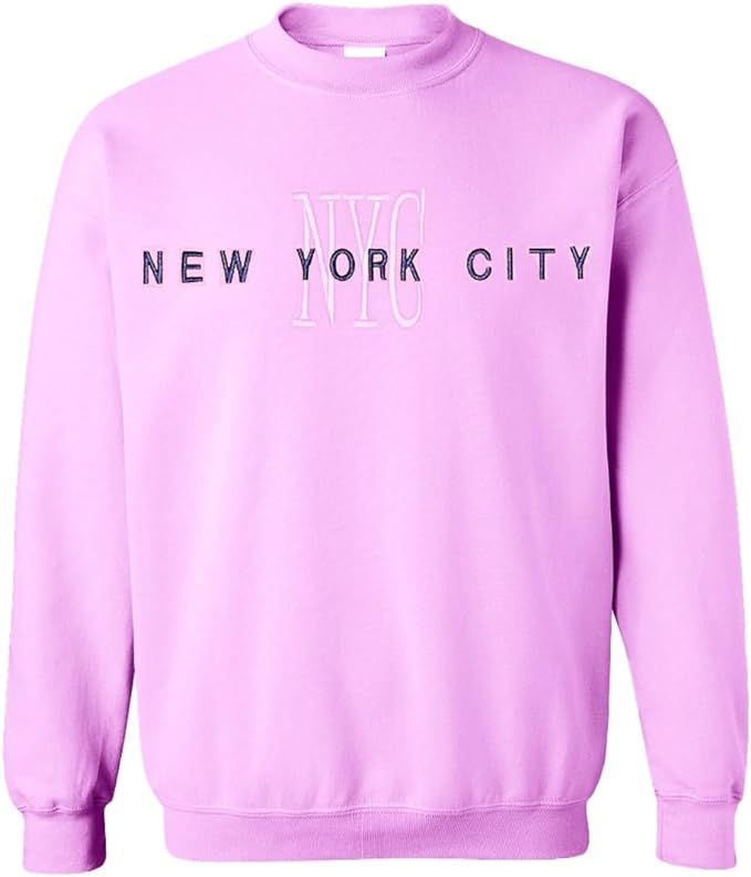 Activa Apparel New York City NYC Embroidered Sweatshirt | Amazon (US)
