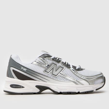 Mens White & Navy New Balance 740 Trainers | schuh | Schuh