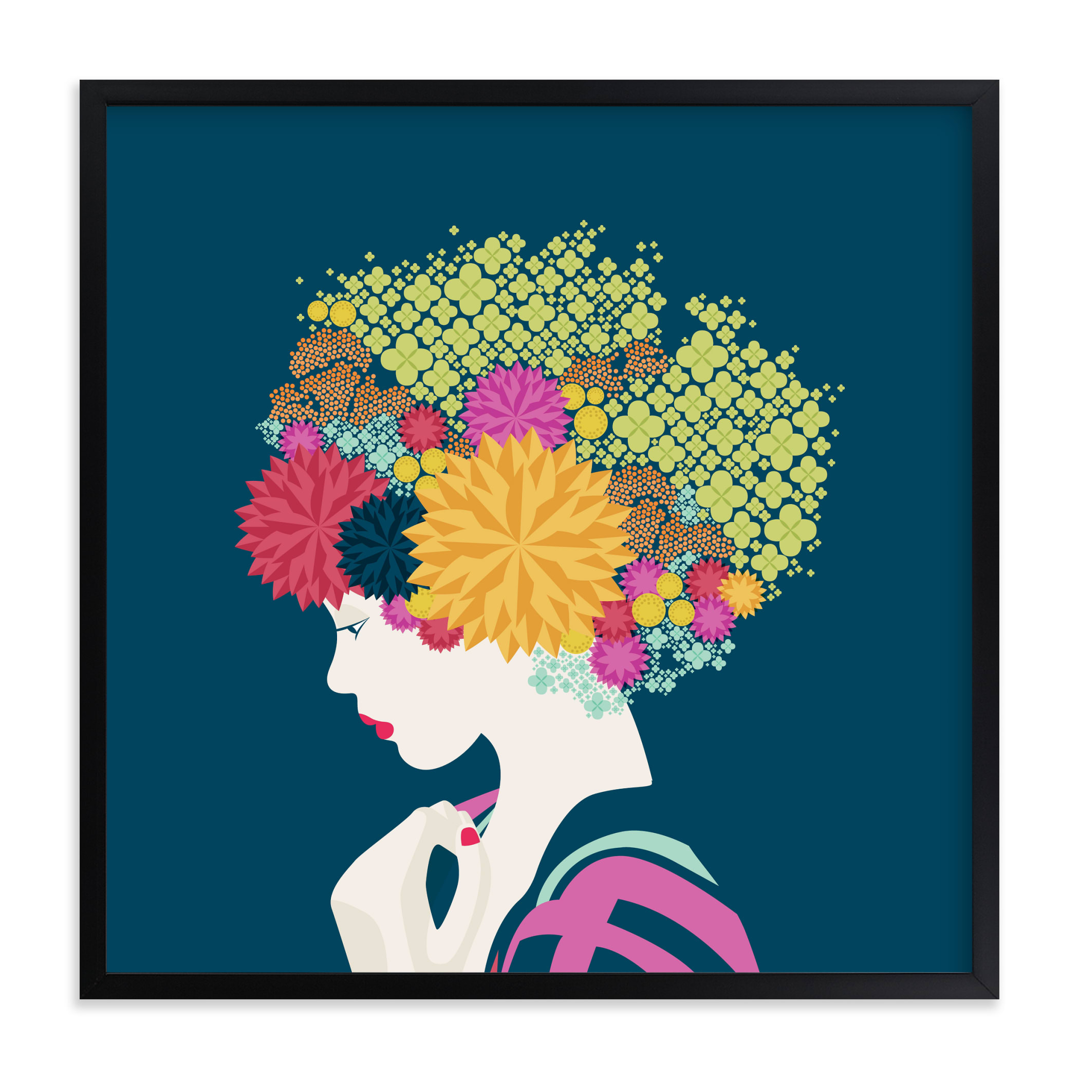 I'd rather wear flowers | Minted