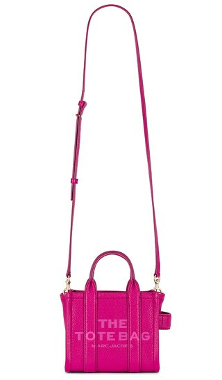 The Leather Mini Tote in Lipstick Pink | Revolve Clothing (Global)