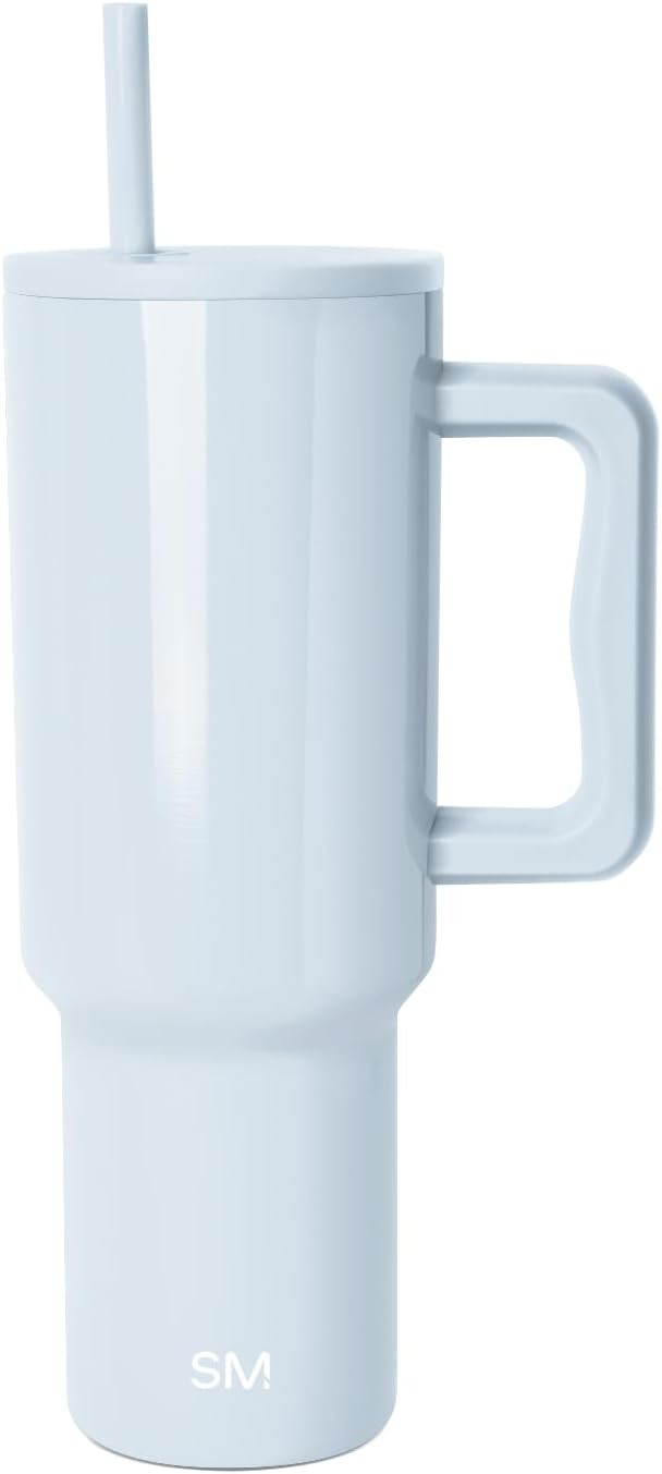 Simple Modern 40 oz Trek Tumbler with Handle and Straw Lid | Cup Holder Friendly Insulated Stainl... | Amazon (US)