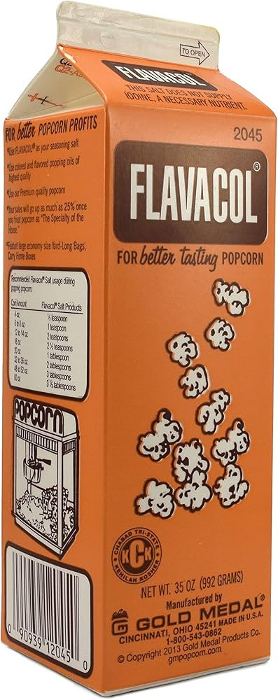Snappy Flavacol Popcorn Salt, 35oz | Amazon (US)