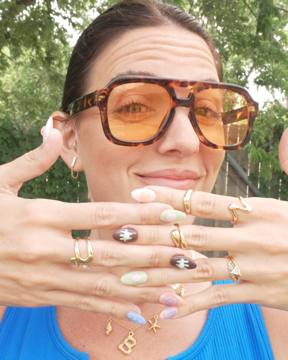 Fun rings that are adjustable! The charm necklace is perfect for spring/summer 

#LTKMidsize #LTKGiftGuide #LTKFestival