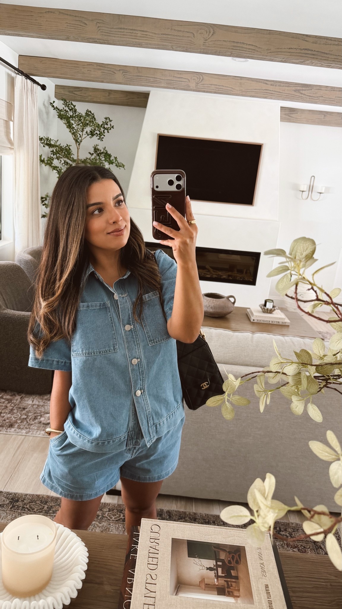 I’ll be living in this denim on denim set 🤍

#ootd #denimset #denimtop #denim #amazonfashion #shorts #spring #summer 

#LTKSeasonal #LTKdayinmylife #LTKootd