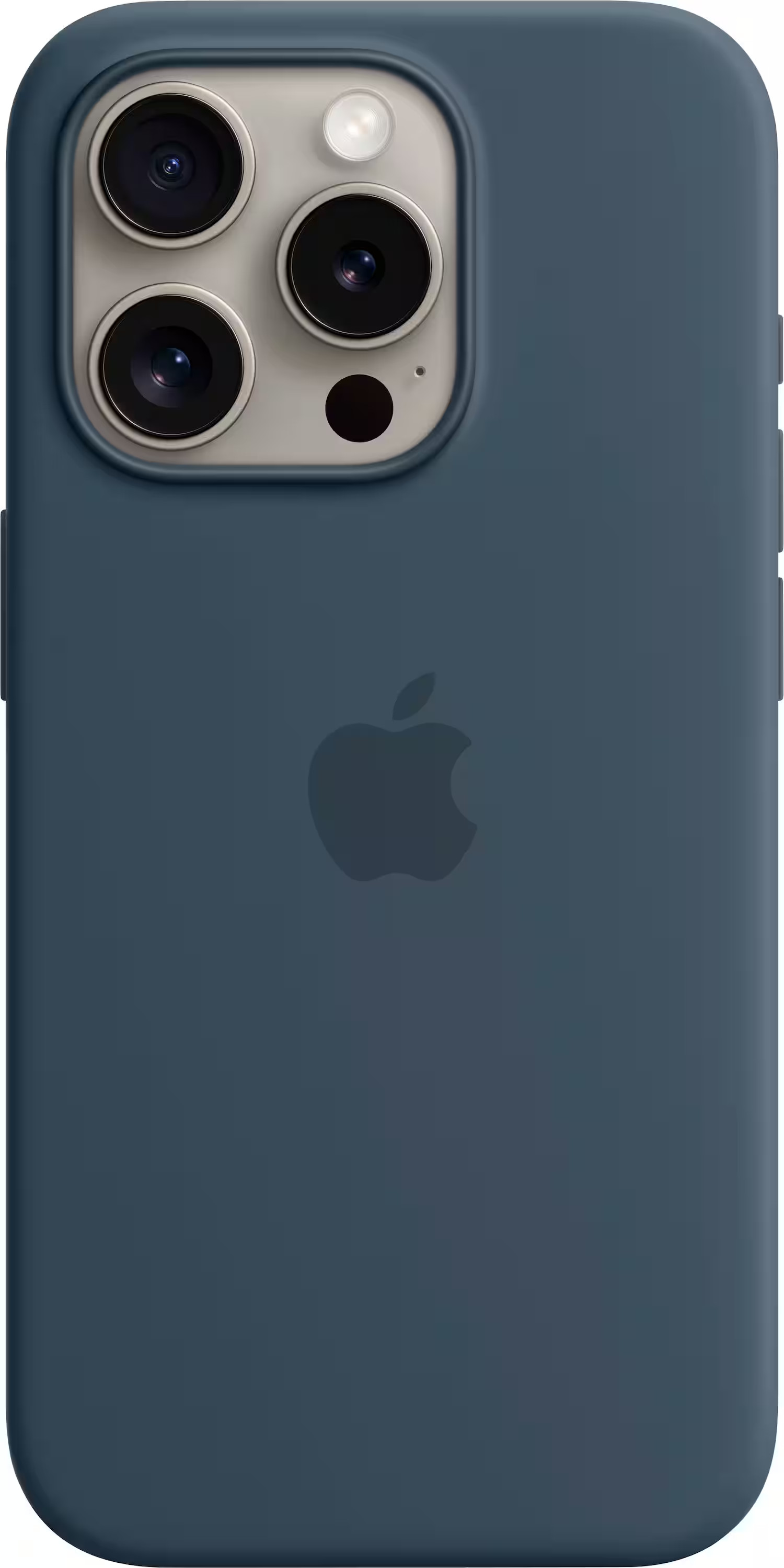 Apple iPhone 15 Pro Silicone Case with MagSafe Storm Blue MT1D3ZM/A - Best Buy | Best Buy U.S.