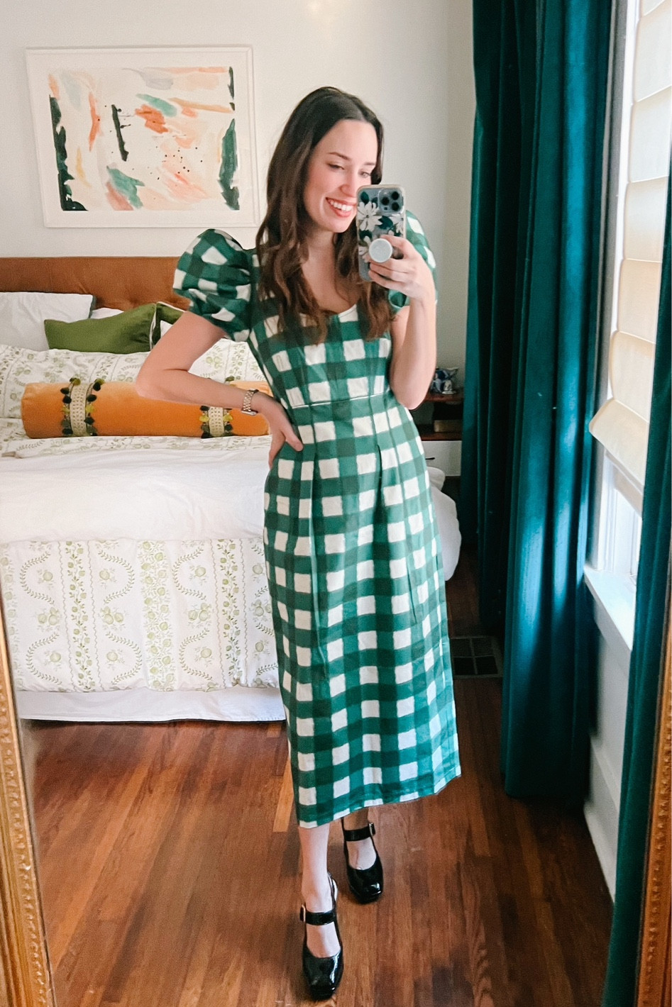 tuckernuck green gingham dress alice.kerley on LTK 2-week