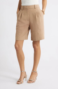 Click for more info about The Curator Pleated Bermuda Shorts