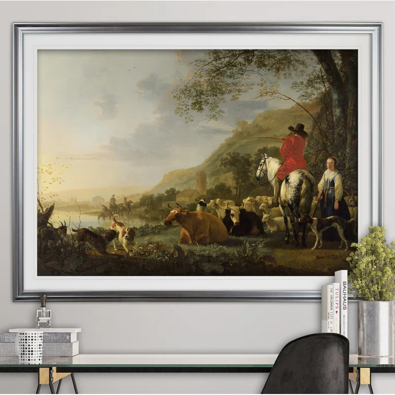 Hilly Landscape by Aelbert Cuyp Print | Wayfair North America