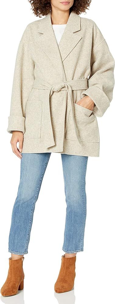 The Drop Women's @spreadfashion Classic Belted Jacket | Amazon (US)