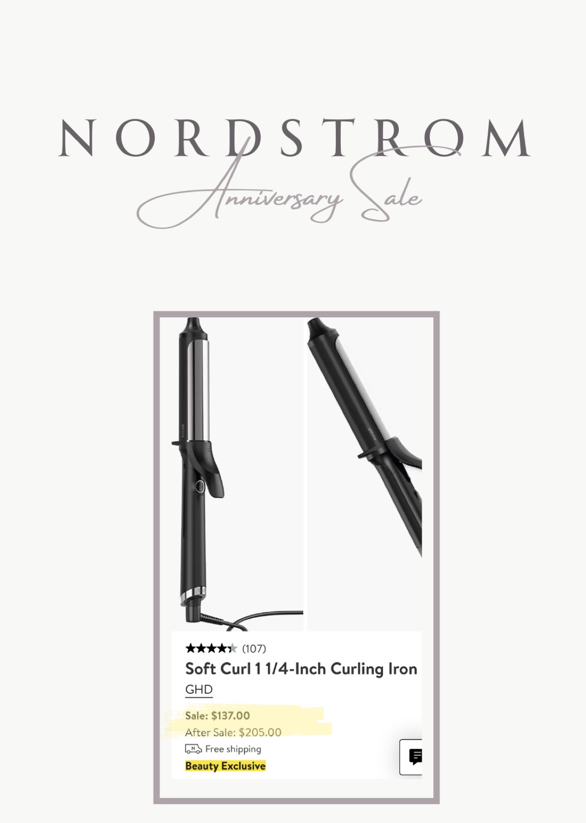 Favorite curling iron 

#LTKxNSale
