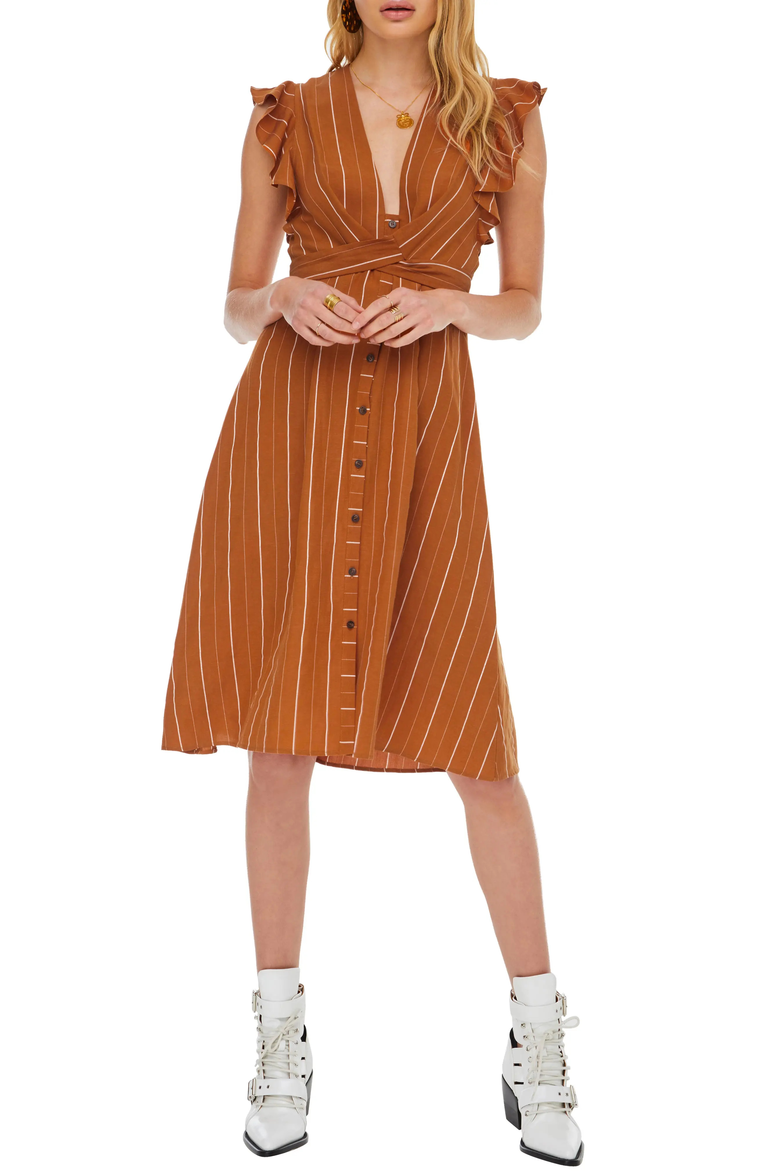 Women's Astr The Label Saturate A-Line Dress | Nordstrom