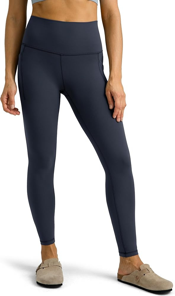 Colorfulkoala Women's Dreamlux High Waisted Workout Leggings 25" / 28" Inseam Yoga Pants with Poc... | Amazon (US)