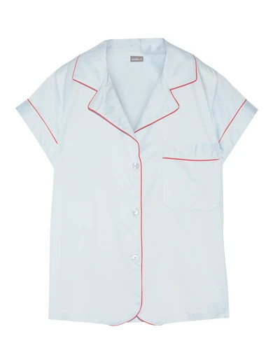 Cotton-sateen pajama top | NET-A-PORTER (UK & EU)