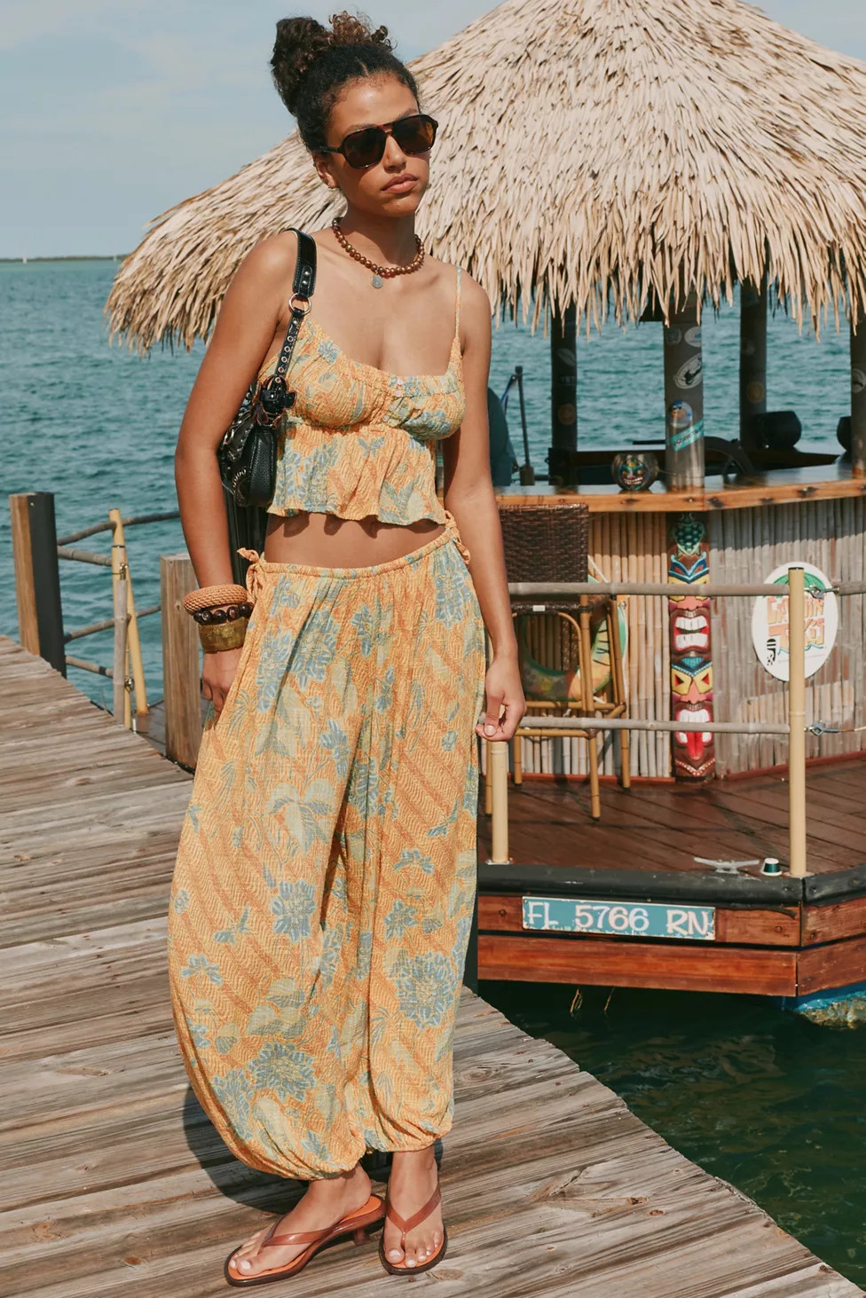 Out From Under Golden Hour Side-Tie Balloon Pants | Urban Outfitters (US and RoW)